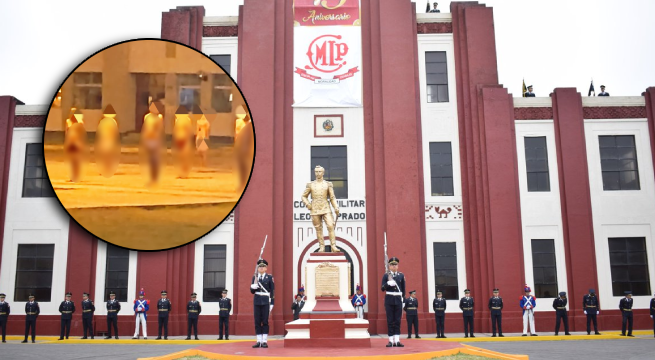 Denuncian que alumnos del colegio Leoncio Prado fueron forzados a formar desnudos