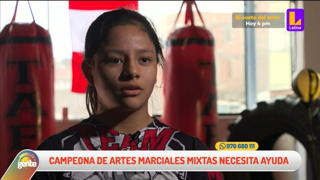 Campeona de MMA Roxy Apuela busca apoyo para viajar al mundial de Muay Thai en Turquía
