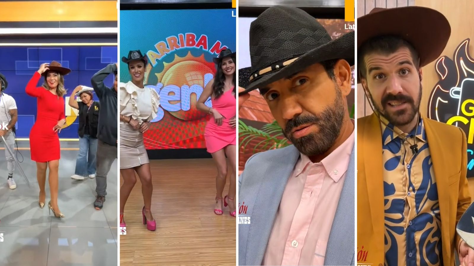 Conductores de Latina Televisión viven la fiebre de 