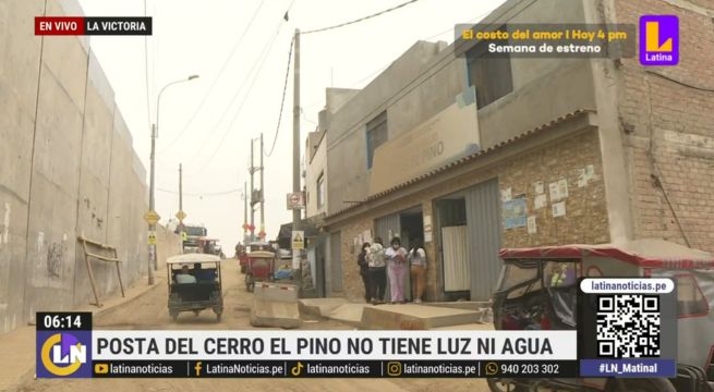 ¡Indignante! Posta atiende sin luz ni agua a pacientes de La Victoria
