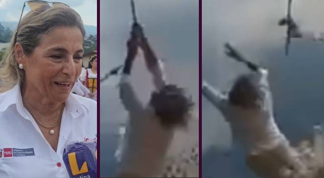 Pasco: Viceministra de Turismo cae a laguna