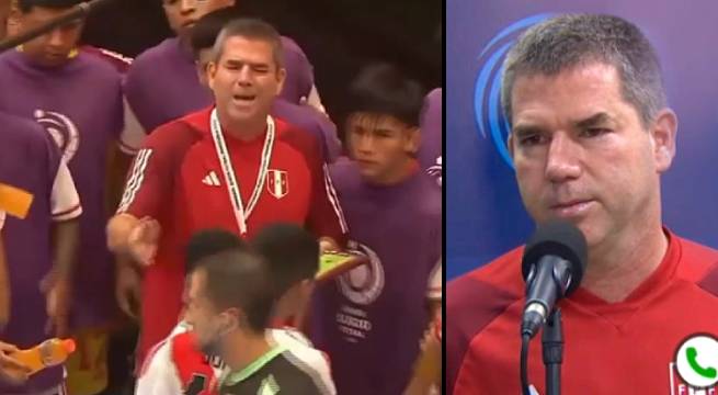 Entrenador de selección de futsal, Francisco Melgar, niega acto de racismo