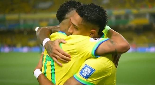 ¡Gol de Brasil! Raphinha puso el segundo contra Bolivia por las Eliminatorias