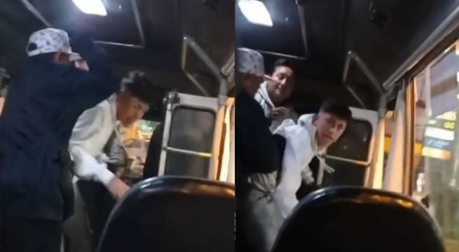 Agreden a estudiante universitario tras exigir cobro de medio pasaje | VIDEO