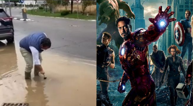 Alcalde comparte video donde libera una alcantarilla con música de 