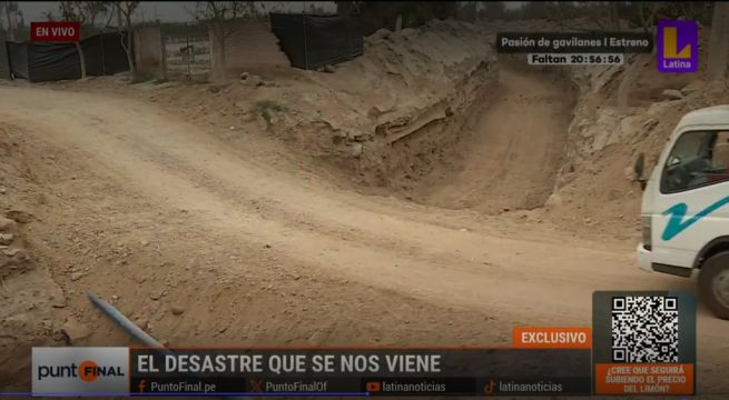 Cieneguilla sin prevención previo a la llegada del Fenómeno del Niño Global