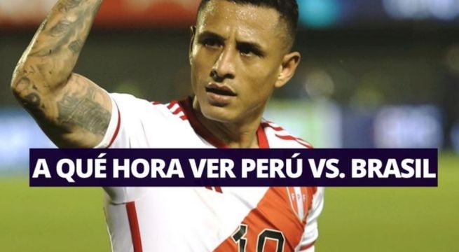 Horario para mirar, Perú vs. Brasil por Eliminatorias 2026