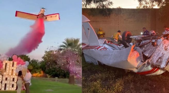 Avioneta se estrella al revelar sexo de bebé: murió el piloto | VIDEO