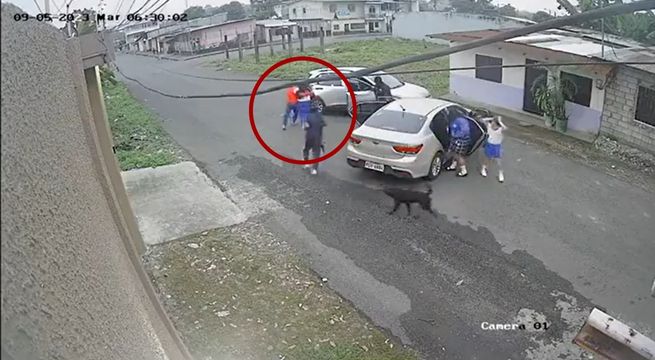 Menor fue secuestrada por delincuentes frente a su domicilio | VIDEO