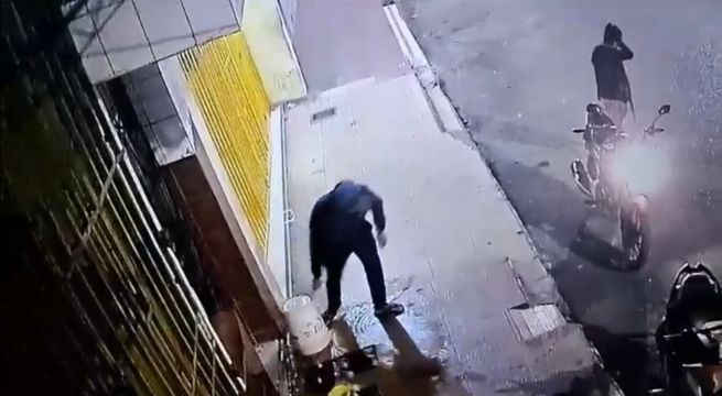 Yurimaguas: Cámaras de seguridad captan a pareja echando 'pócima de hechicería' en casa