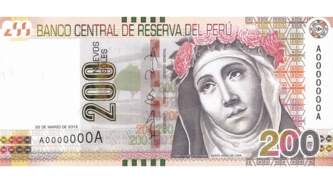 Quién reemplazará a Santa Rosa de Lima en el billete de S/200