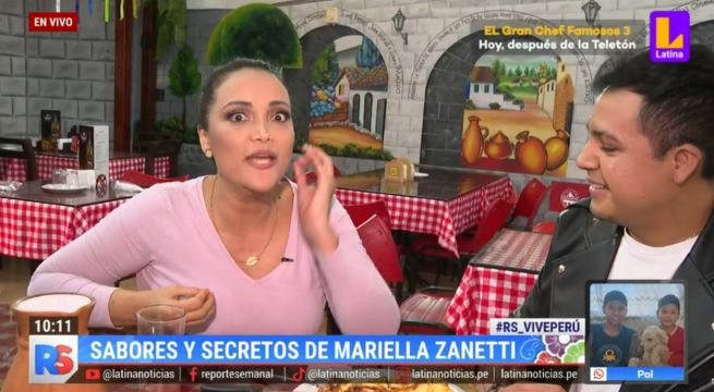 Qué dijo Mariella Zanetti sobre las críticas por su paso por “El Gran Chef Famosos”