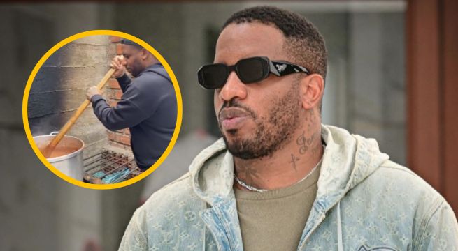 Jefferson Farfán se luce preparando carapulcra en restaurante de su tío ‘Cuto’ 