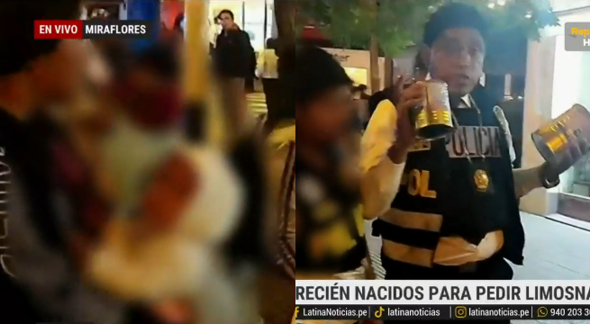 Detienen a 8 mujeres que usaban a sus hijos para pedir limosnas