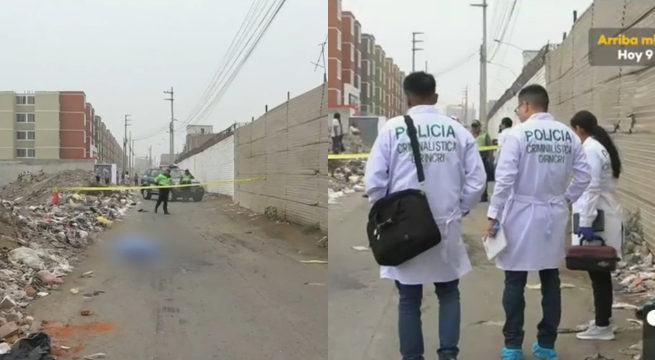 Carabayllo: hallan cuerpo sin vida de joven en descampado
