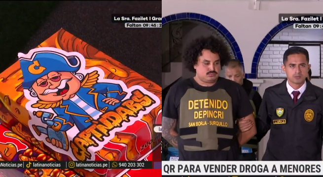 PNP detuvo a sujetos que usaban código QR para vender droga a menores