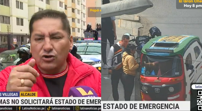 Alcalde de Comas sobre estado de emergencia: 