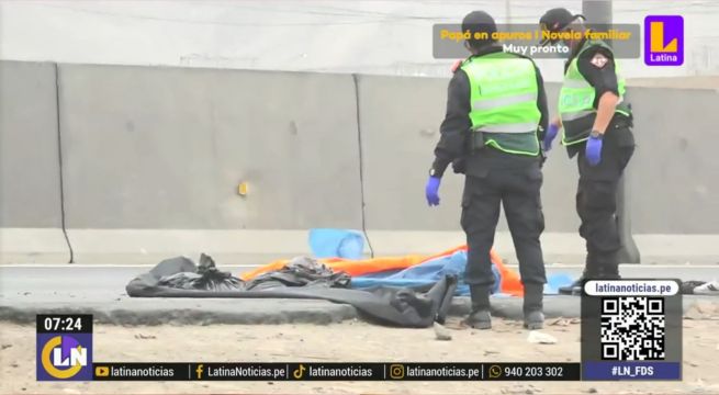 Hallan cuerpo descuartizado en plena Panamericana Norte