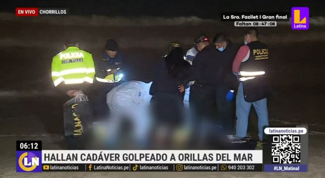 Hallan cuerpo sin vida en playa de Chorrillos