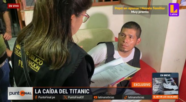 'Titanic', el criminal que lideraba red de extorsión y sicariato desde Bagua