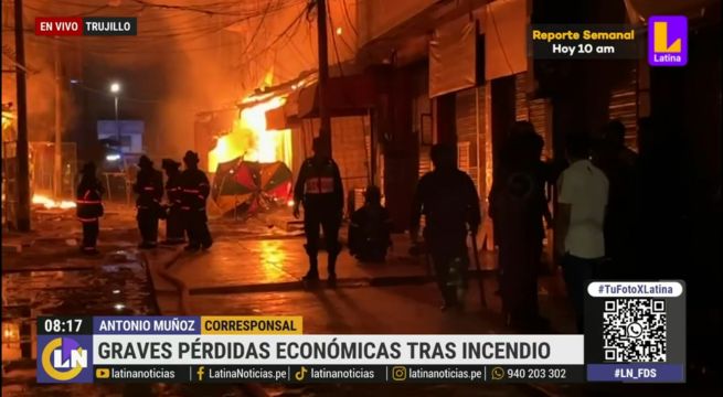 Incendio en centro comercial genera graves pérdidas económicas