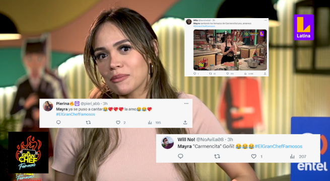 'Carmencita' Goñi: Mira las divertidas reacciones de los 'chefcitos' a su repertorio de canciones en EL Gran Chef Famosos