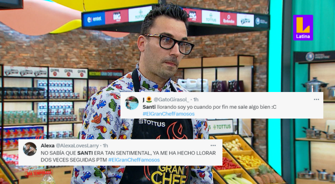 Chefcitos lloraron por momento de Santi y su padre con lasagna para El Gran Chef Famosos