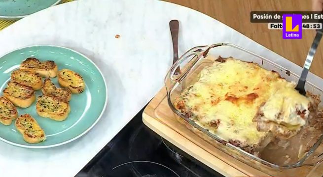 Receta de lasaña de carne a la boloñesa: Santi Lesmes enseña lo que aprendió en El Gran Chef Famosos 