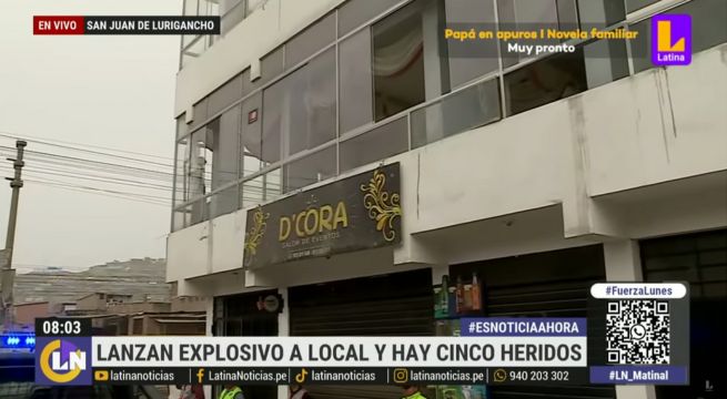 Nueva explosión en local de eventos de SJL en menos de 72 horas