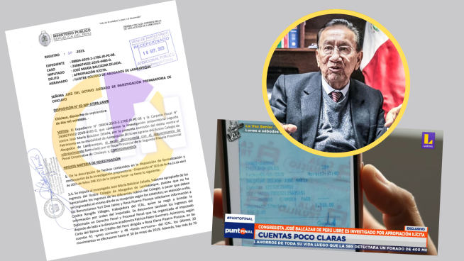 Congresista Balcázar vuelve a ser acusado por apropiación ilícita, esto ordenó la fiscalía