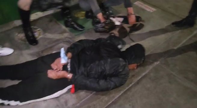 Delincuente recibe un disparo en la pierna durante operativo policial