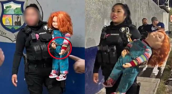 Detienen a 'Chucky' en México: muñeco fue esposado por alterar el orden