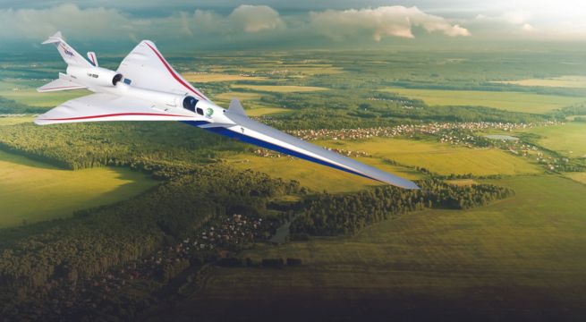 NASA planea revolucionar los viajes aéreos con su avión supersónico silencioso