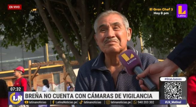 Vecinos de Breña preocupados por ausencia de cámaras de seguridad en el distrito 