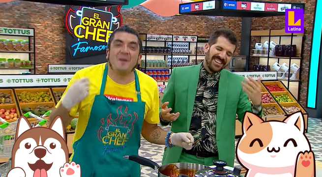 Mauricio Mesones recordó sus saludos en idioma gatuno y perruno en su vuelta a El Gran Chef Famosos