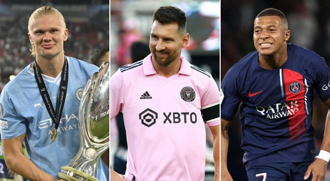 Messi, Haaland y Mbappé, entre los nominados al Balón de Oro