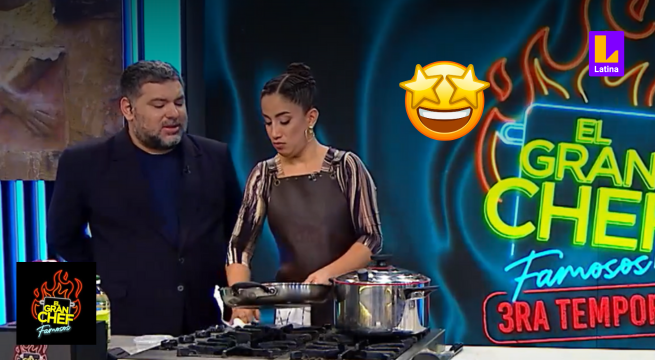 Javier Masías halaga habilidades culinarias de Nelly Rossinelli en El Gran Chef Famosos: “Estoy impresionado”