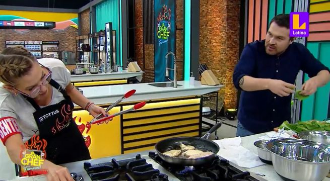 Peláez indignado con Josi por decirle demonio por su traje de Perú en El Gran Chef Famosos