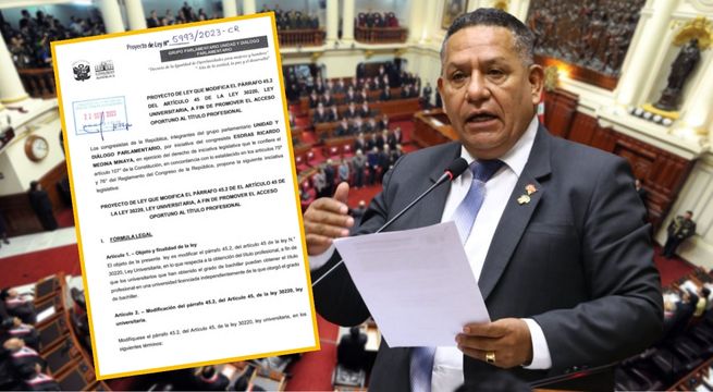 Conoce el proyecto de ley que permitiría a los bachilleres titularse en cualquier universidad del Perú