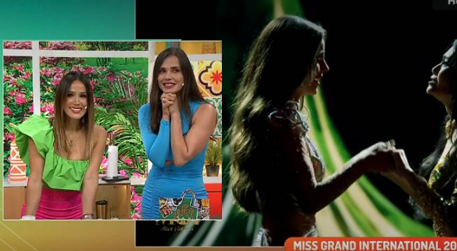 De reina a reina: la reacción de Maju Mantilla a la coronación de Luciana Fuster [Video]