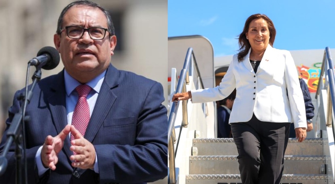 Alberto Otárola defendió viajes de Dina Boluarte al exterior: 