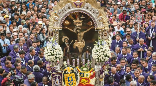 A qué hora empieza el primer recorrido del Señor de los Milagros en Lima