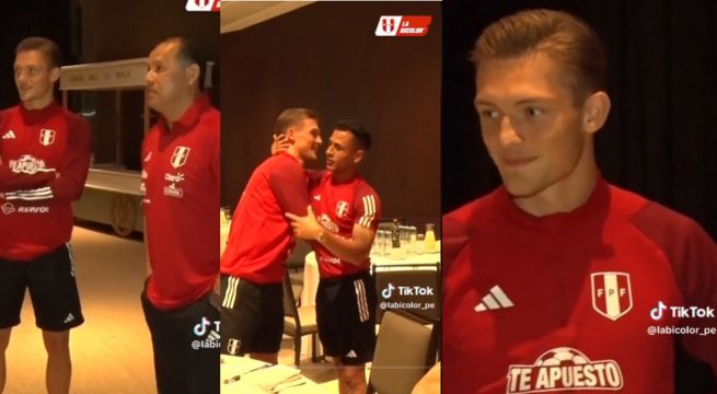 La divertida bienvenida a Oliver Sonne por sus compañeros de la selección | VIDEO