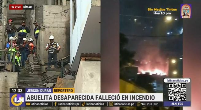 Confirman muerte de anciana de 71 años que desapareció en incendio