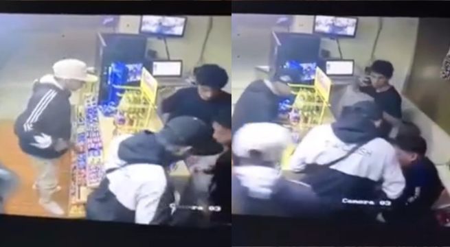 Delincuentes asaltan minimarket en un minuto