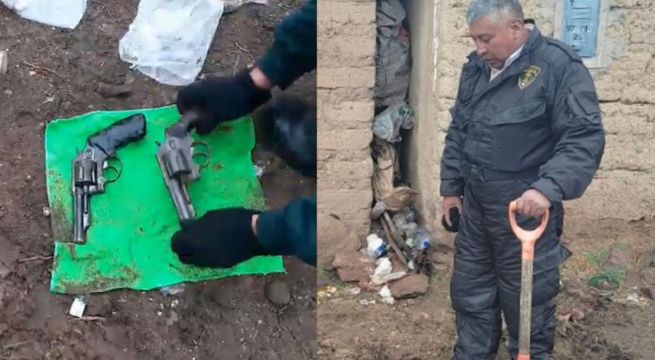 INPE encuentra pistolas escondidas en zona cercana al penal de Challapalca