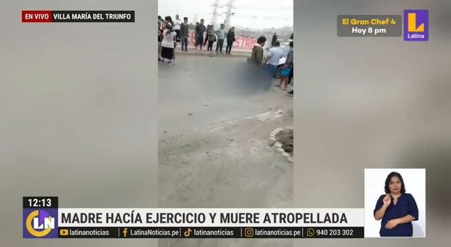 Madre muere atropellada en presencia de su menor hija