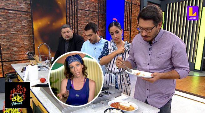“Sin gracia”: Khabir Tello ‘destruyó’ el sudado de pescado de Saskia Bernaola en El Gran Chef Famosos