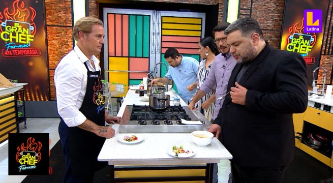 Se le pasó el laurel: Jurado criticó el plato de Renato Rossini en El Gran Chef Famosos