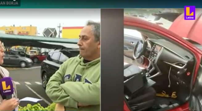 San Borja: Delincuentes desmantelaron auto en 20 minutos dentro del estacionamiento de reconocido supermercado